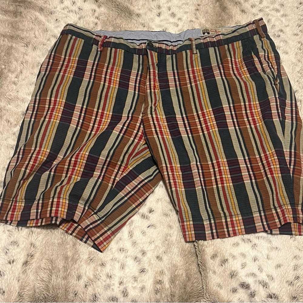Polo Ralph Lauren Authentic Indian Madras Plaid Shorts Size 38